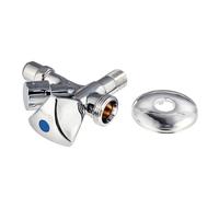 Robinet d'angle avec raccordement à la machine