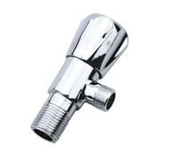 Robinet D'angle Vanne d'angle de robinet mâle 1/2 ', 2 pièces, vanne d'arrêt salle bains, vannes remplissage chromées for toilettes cuisine
