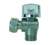 Robinet d'arrêt 1/4 de tour équerre manette ABS, ACS - Cazabox