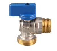 Robinet d'arrêt à angle, G1/2 DN15 G3/4 DN20, Laiton, Quart de tour, Bille | Construction en laiton inoxydable Contrôle rapide quart de tour Évier cuisine Lavabo Salle de bain Étanchéité Filetage précis