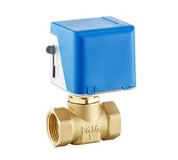 Robinet d'arrêt à deux voies motorisé en laiton DN15 DN20 DN25 à 2 fils CA 220 V(220vac-3 Way,DN32)