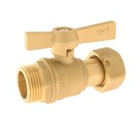 Robinet d'arrêt compteur 1/4 de tour, mâle / femelle 20 x 27 mm 20 x 27 mm