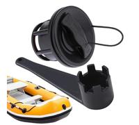 Robinet d'arrêt d'air pour bateau ponton - Vis de robinet d'air gonflable | Pièces de rechange à double joint résistant à l'usure pour kayak, pagaie, canoë, radeau, excursion en plein air, excursion