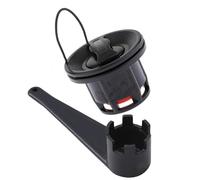 Robinet d'arrêt d'air pour bateau - PVC de 14 cm | Vis de robinet d'air gonflable - Résistant à l'usure Double joint de remplacement | Pièces pour planche à pagaie, rivière, lac, excursion, voyage en