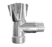 Robinet d'arrêt de machine à laver avec poignée 3/8 abs