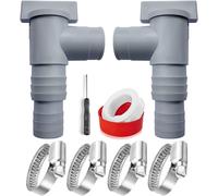 Robinet d'arrêt de piscine 32 mm,32 mm,kit de raccordement Bestway 32 mm,valve de piscine 32 mm,accessoire d'entretien pour piscine hors sol et pompe de piscine