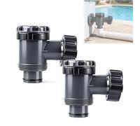 Robinet d'arrêt de piscine 38 mm pour accessoires de piscine Intex et Bestway, valve à piston, raccords de piscine, vanne de sortie d'eau, robinet d'arrêt de piscine, pièces de rechange pour piscine