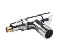 Robinet d'arrêt d'eau, vanne d'angle à ouverture rapide(Silver)