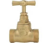 robinet d'arrêt - double mâle - sans purge - nu - 15 x 21 - grk 102-8f