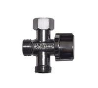 Robinet d'arrêt droit 3 voies pour WC 12/17 - - 60720909