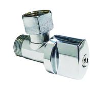 Robinet d'arrêt équerre pour wc écrou tournant 3/8 pouce poignée 1/4 de tour NF - SOMATHERM - 180-13