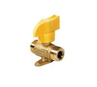 Robinet d'arrêt gaz 1/4 de tour B-P double mâle 20x150