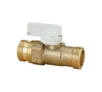 Robinet d'arrêt gaz naturel droit sans pattes NF MM 15 20x27