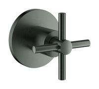 Robinet d'Arrêt Grohe Atrio poignée en croix Hard Graphite Brossé