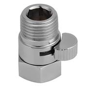 Robinet d'arrêt pour tuyau de douche, robinet d'arrêt de pommeau de douche, robinet d'arrêt de douche en laiton massif G1/2 Flowing Contol Shut Off Water Saver Valve pour