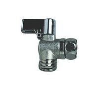 Robinet d'arrêt R29 en laiton chromé Wirquin 9,5mm