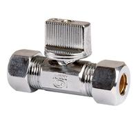 Robinet d'arrêt réduit bicone à manette - Arco - diamètre 10 mm - diamètre 12 mm