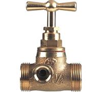 Robinet d'arrêt tête à potence avec purge - MM 1/2 - GRK