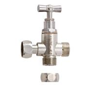 Robinet d'arrêt 3 voies - F 3/8' - M 3/8' - Sanitie-Jet® - Riquier