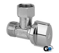 robinet d'arrêt - wc - equerre - 1/4 de tour - diamètre 12 x 17 - nf - arco nf741u