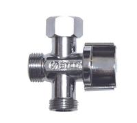 Robinet d'arrêt droit 3 voies pour WC 12/17 WIRQUIN 60720909