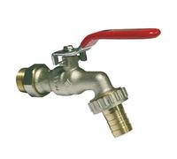 Robinet d'arrosage à sphère orientable 15/21 - 20/27 nickelé | Profitez d'un robinet toujours dans l'axe grâce à son système d'orientation breveté, auto-étanche.