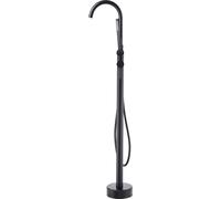 Robinet de baignoire autoportant SucceBuy, remplissage de baignoire pour montage au sol, mitigeurs de douche, deux modes d'eau, bec orientable à 360° pour le bain, la douche, le bain d'animaux domesti