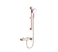 Robinet de Baignoire avec Douchette à Main 3 Jets, Mitigeur Baignoire avec Robinet de Baignoire Cascade et Étagère, Robinet Baignoire avec Conception Des Touches du Piano.