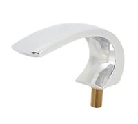 Robinet de baignoire cascade à montage mural, bec en métal brossé Remplisseur de bain en acier inoxydable avec filetage mâle G1/2 pour baignoire Salle de bain Piscine Spa