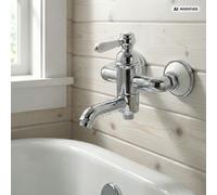 Robinet de baignoire PaulGurkes À encastrer Nostalgie Mélangeur Monocommande