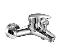 Robinet de baignoire salle bain, mitigeur mural, robinet douche, mélangeur d'eau chaude et froide pour Baignoire et Lavabo