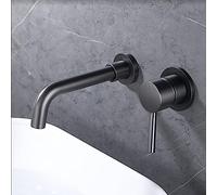 Robinet de bassin mural, robinet de salle de bain mural en laiton, robinet de lavabo à 360 pivot