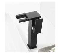 Robinet de Bassin Noir LED LED LED High RAPECT Salle BACLE Eau ÉBOLE