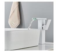 Robinet de Bassin Noir LED LED LED High RAPECT Salle BACLE Eau ÉBOLE