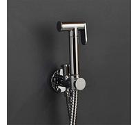 Robinet de Bidet en Laiton avec Robinet de Douche de Salle de Bain et mélangeur de Bidet de Toilette, Douche Musulmane Ronde
