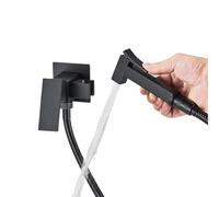 Robinet de bidet en or rose, douchette murale for toilettes, robinet de douche de salle de bain, mélangeur d'eau froide et chaude, pistolet de pulvérisation portatif, grue de lavabo(Rose Gold B)