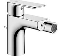 Robinet de bidet Hansa HANSABASIC 55433243, bonde métallique, saillie 129 mm, chromé