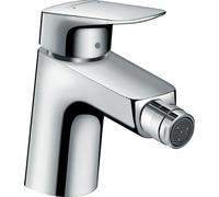 Robinet de bidet Hansgrohe Logis avec bonde chrome 71204000