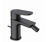 Robinet de bidet Kludi X1 322163975 avec raccord de vidange, noir mat