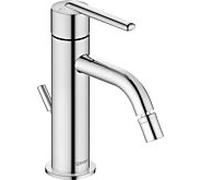 Robinet de bidet pour balcon Duravit BA2400001010, saillie 119 mm, avec tirette garniture de vidange , chromé brillant