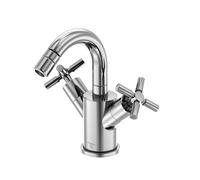 Robinet de bidet Steinberg série 250, double poignée, avec garniture de vidag...