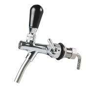 Robinet de bière pression réglable chromé - Contrôleur de débit G5/8 for fût, idéal for le brassage maison et les fêtes.(Model 2)