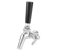 Robinet de bière réglable, accessoire pour distributeur de fût de bière, équipement de brassage maison avec une valve en cuivre durable pour un contrôle facile du versement et une