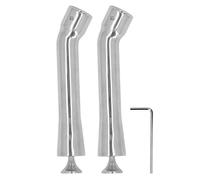 Robinet de bière Tige de bière, robinet turbo en acier inoxydable, robinet de bière pression, dispositif de réduction rapide de la mousse de bière pour fût de brassage à domicile, (2 robinets à bière