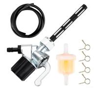 Robinet de carburant en métal pour Simson S50 S51 S53 S70 S83 SR-1 SR-2 et MZ Robinet d'essence avec valve de vidange pour réparation, pièce de rechange durable pour scooter