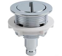 Robinet de chasse d'eau à double pression de 38 mm construit en matériau ABS et plaqué chrome pour permettre une économie d'eau efficace dans les systèmes de toilettes (galvanoplastie)