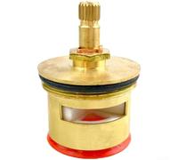 Robinet de chasse d'eau à ouverture rapide - Bobine en laiton - Poignée ergonomique pour toilettes - 2,5 cm - Entrée standard - Argent - Remplacement de salle de bain (B)