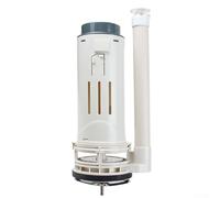 Robinet de chasse d'eau double pour toilettes, ABS et acier inoxydable 304, économie d'eau pour une gestion efficace de l'eau (27,5 cm)