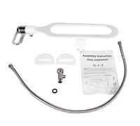 Robinet de chasse d'eau intelligent, embout de bidet pour toilettes, pulvérisateur de bidet à double buse non électrique avec pression d'eau réglable | Accessoires de toilette pour salle de bain