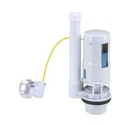 Robinet de chasse d'eau pour réservoir de WC 1PCS Seat Toilet Valves Universal Water Tank Dual Flush Fill Drain Valve Push Button for Bathroom